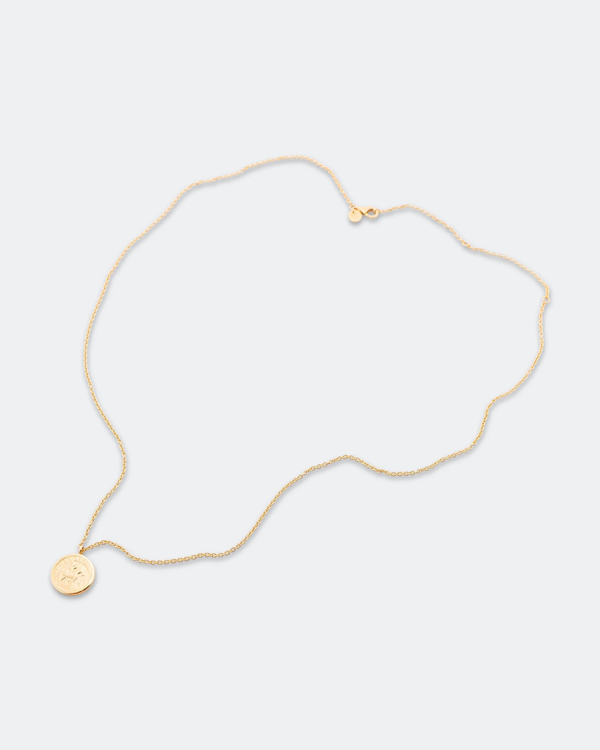Coin Pendant - 18K Gold/925 Silver