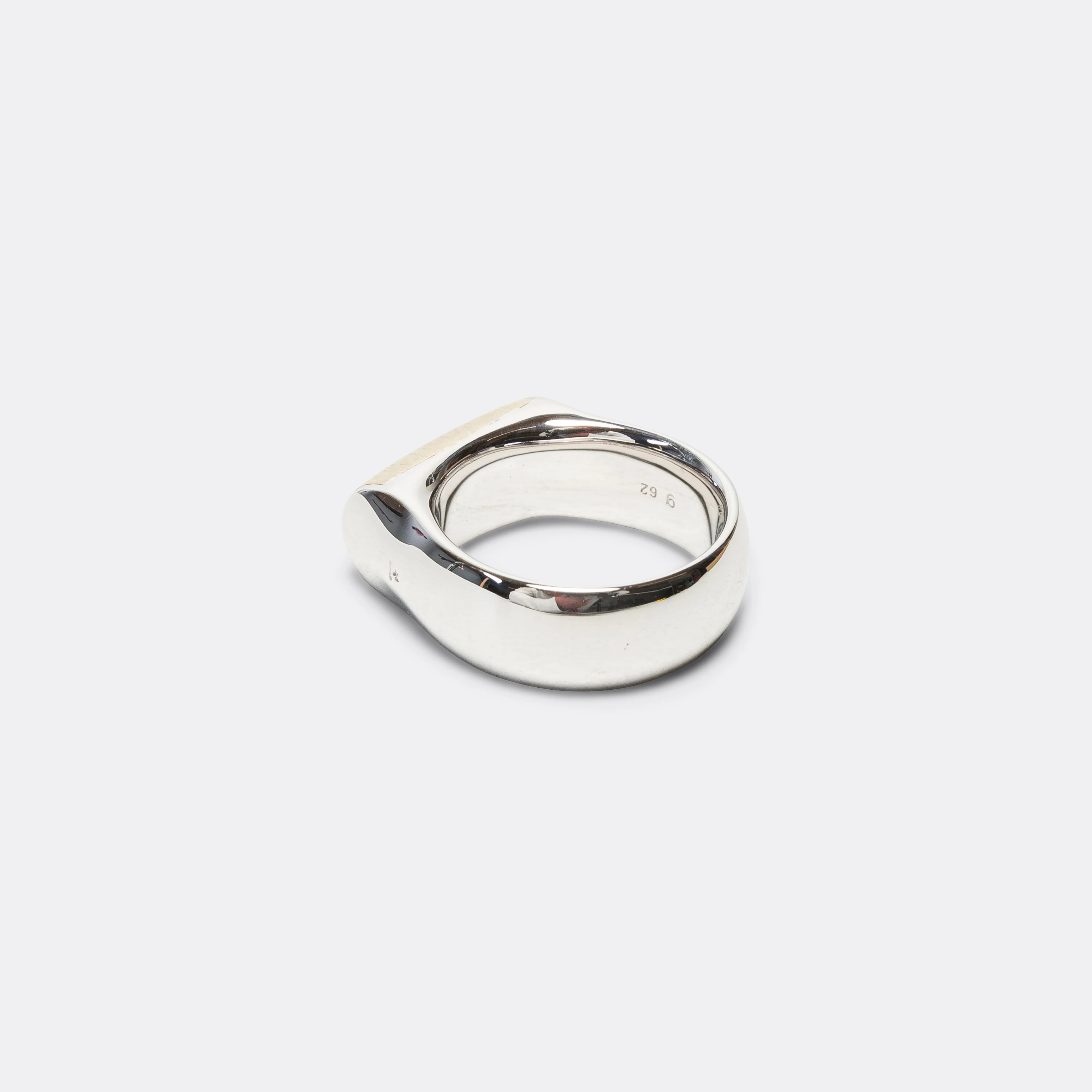 Crest Ring Gold Top - 9K Gold/925 Silver - Image 3