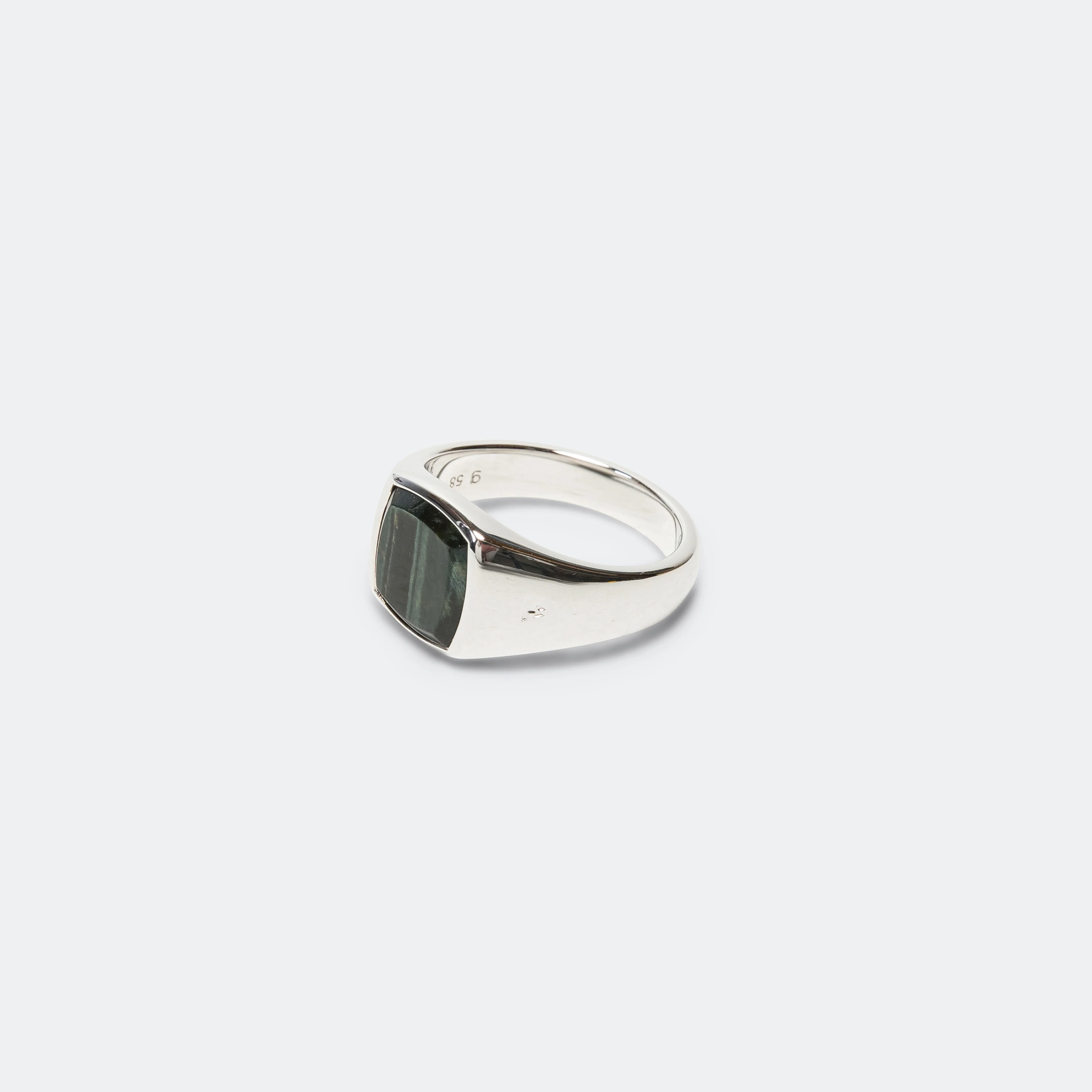 Kay Ring Blue Hawk Eye - 925 Silver - Image 2