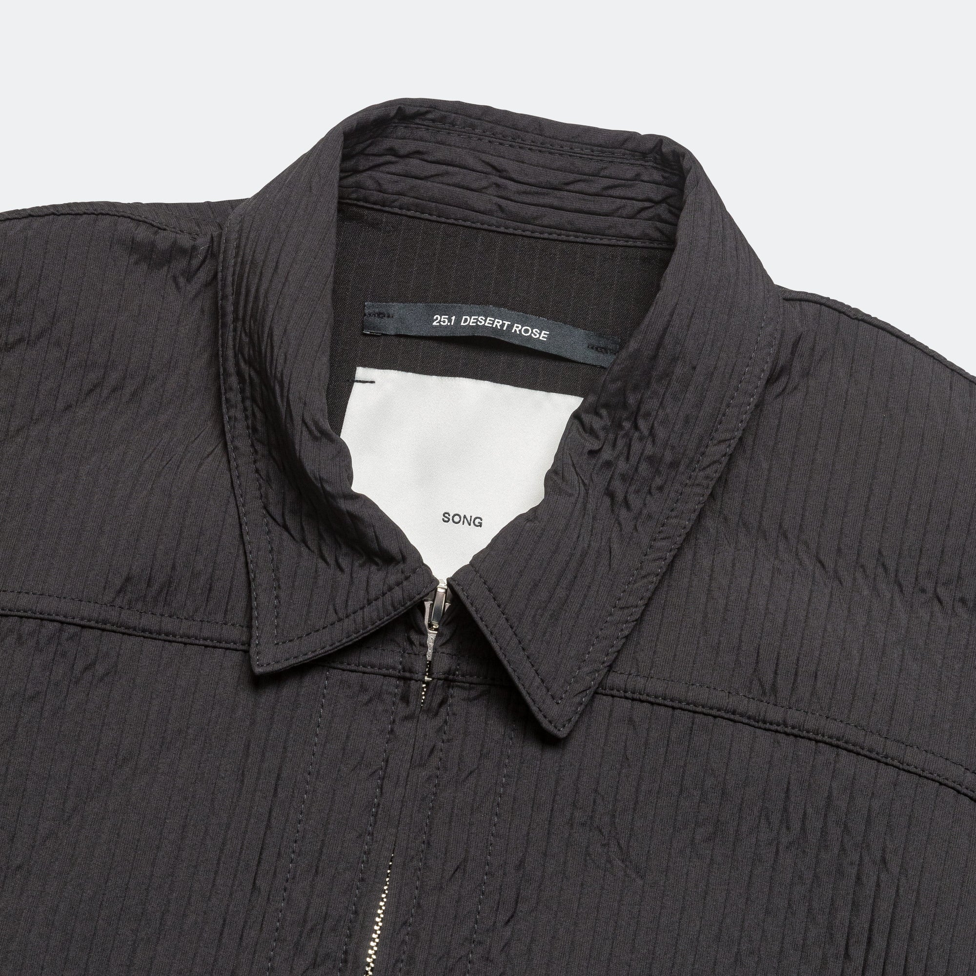 Track Jacket - Black Double Weave Stripe - Image 2