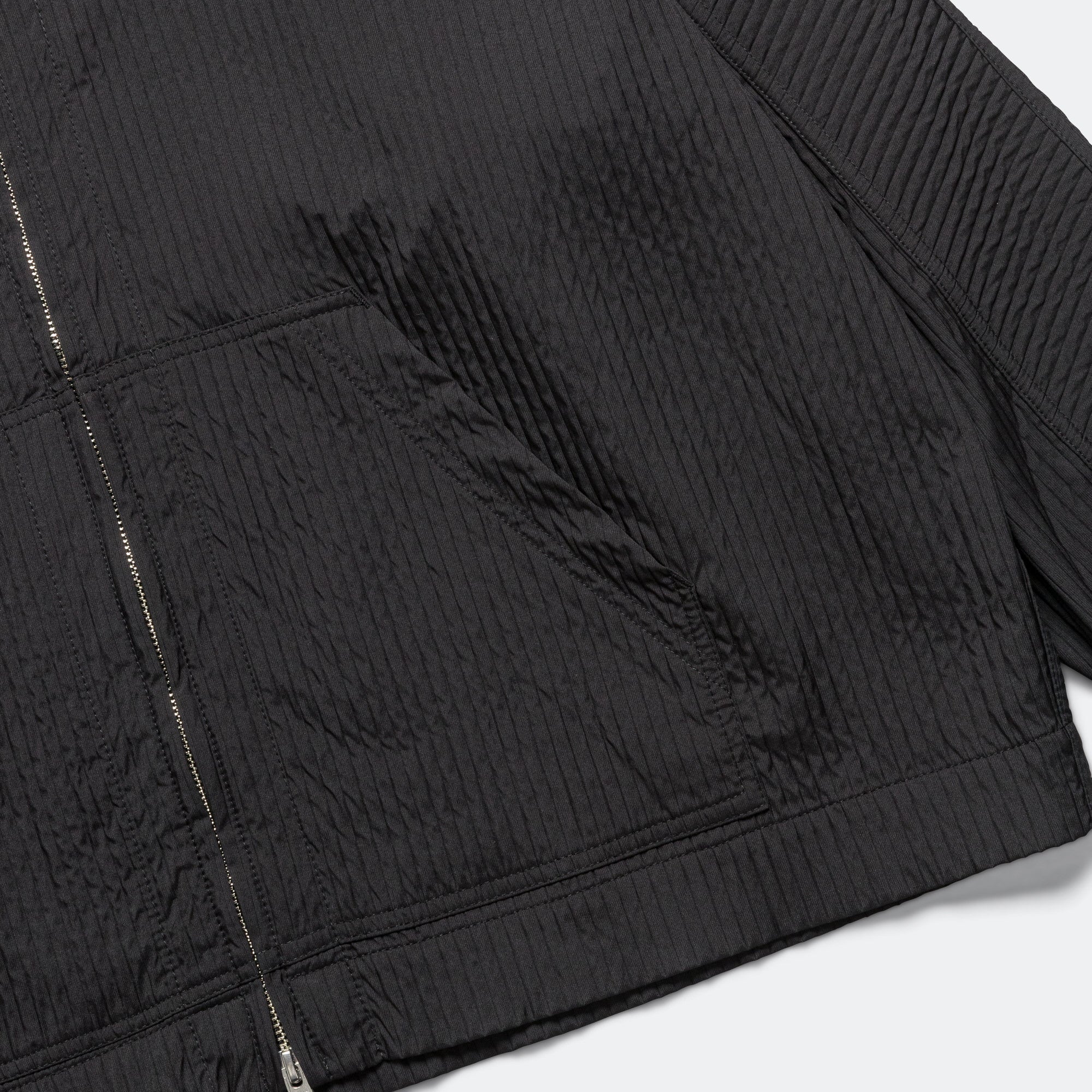 Track Jacket - Black Double Weave Stripe - Image 4