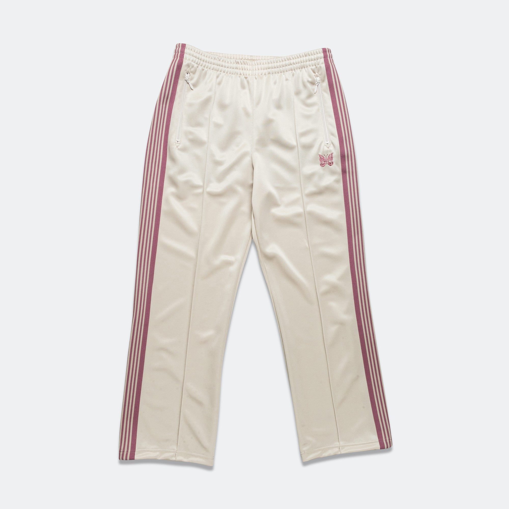 Track Pant - Ivory Poly Smooth