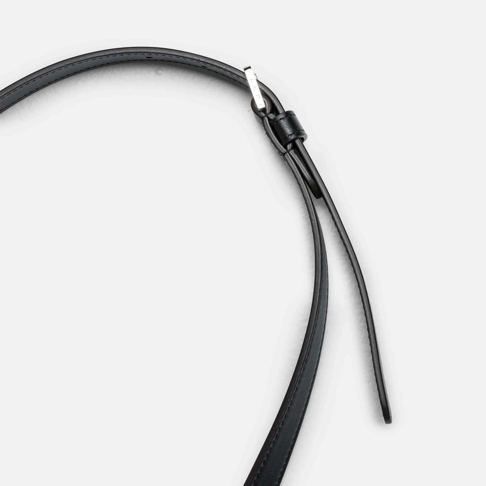 Trunkaroo Medium Crossbody Bag - Black Leather - Image 5
