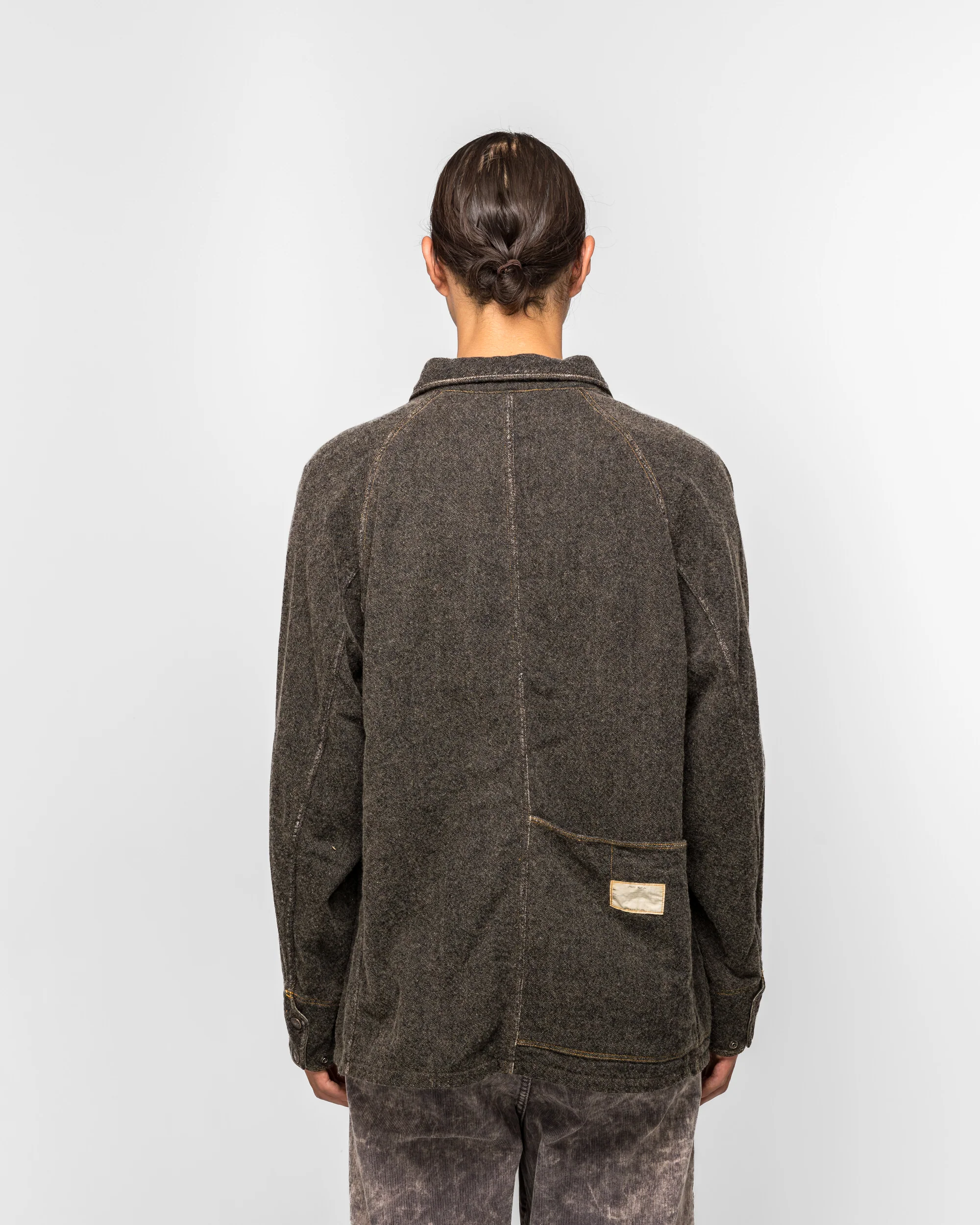 Twill Aging-Wool CACTUS Coverall - Fade Charcoal - Image 4