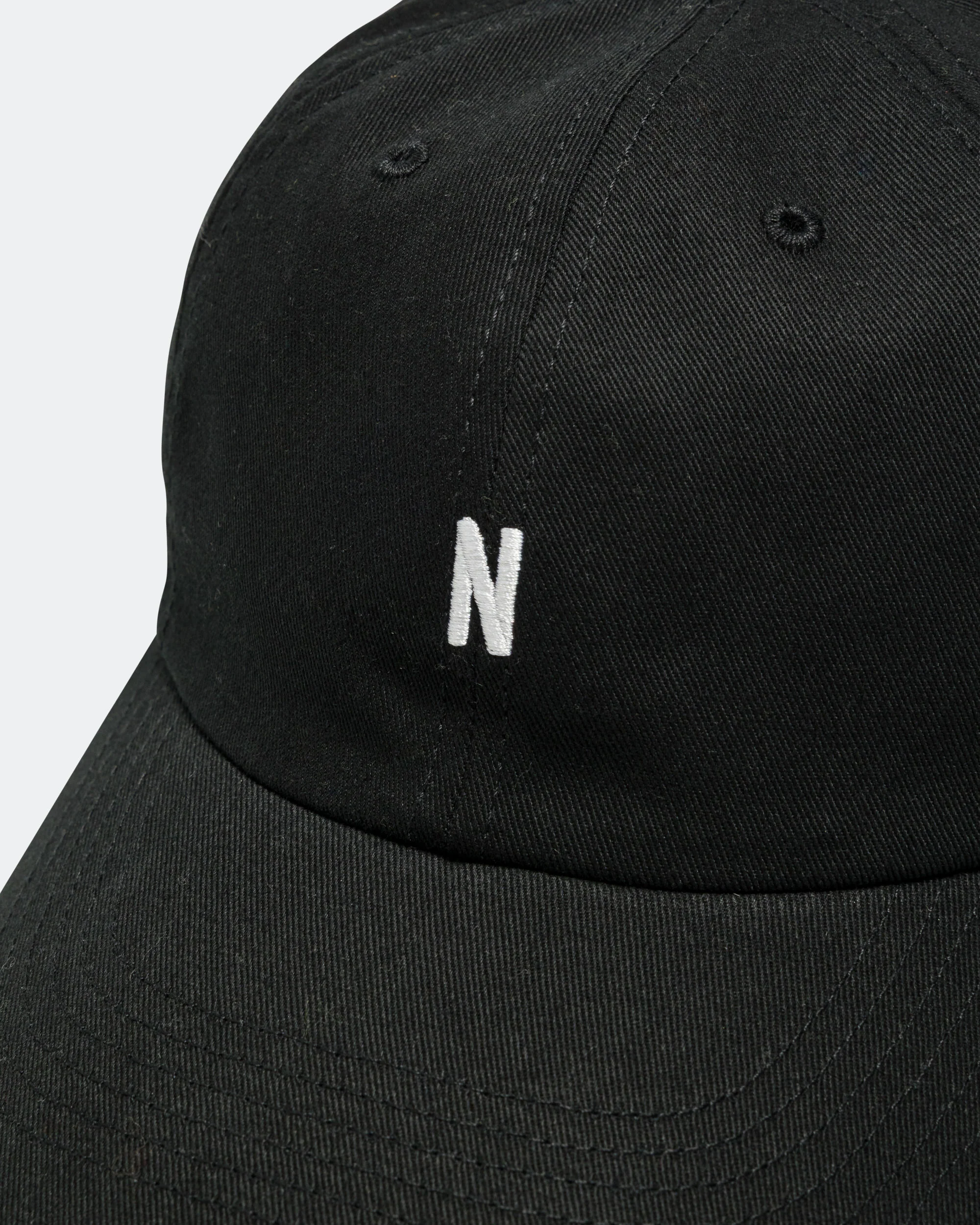 Twill Sports Cap - Black - Image 2