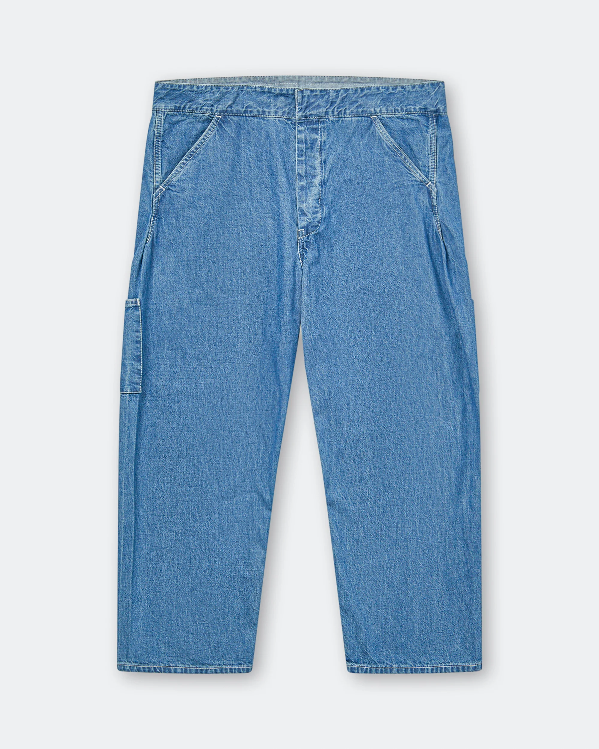 Chopped Coverall Bottoms - Used Indigo