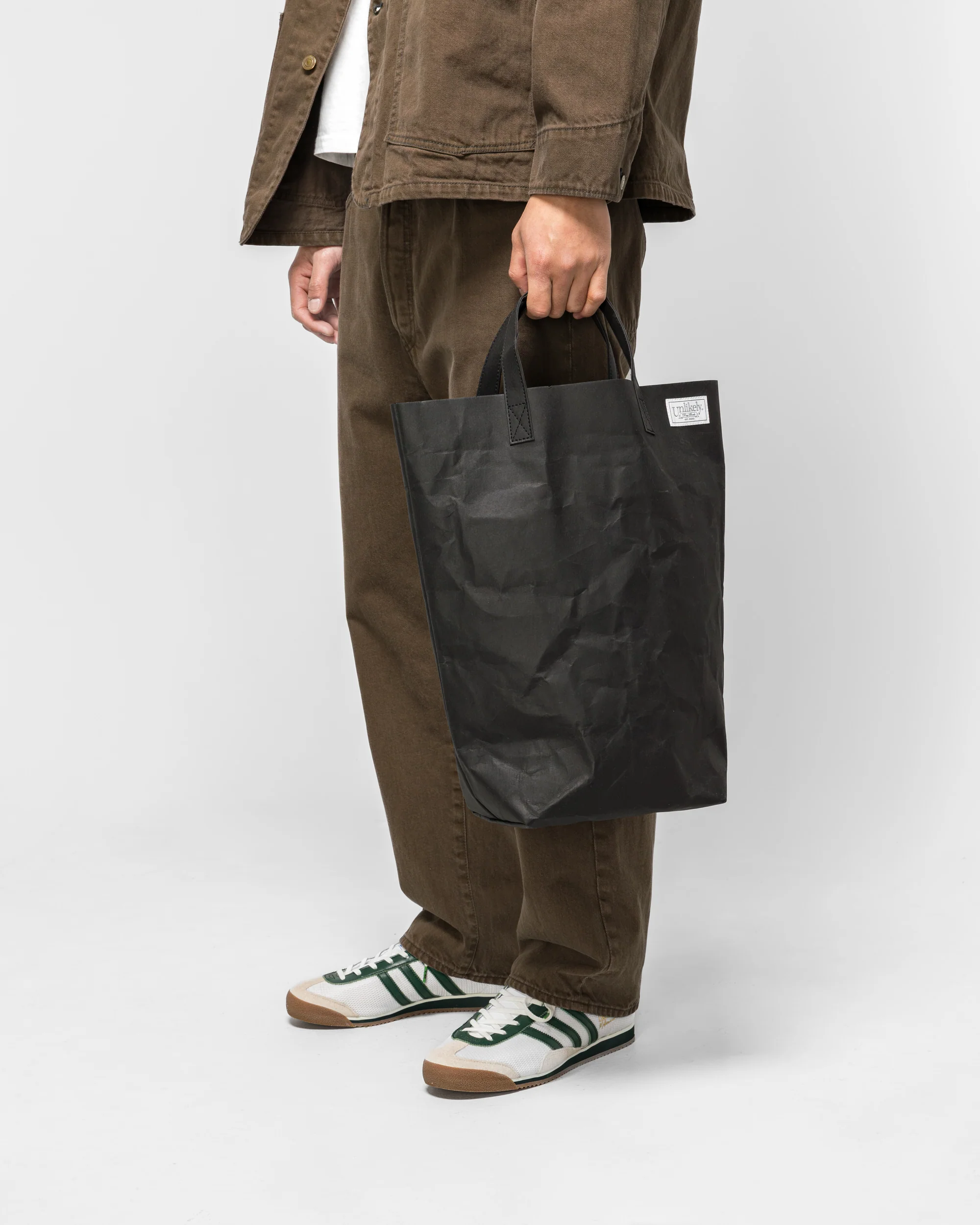 "Paper" Shopping Bag L - Black - Image 2