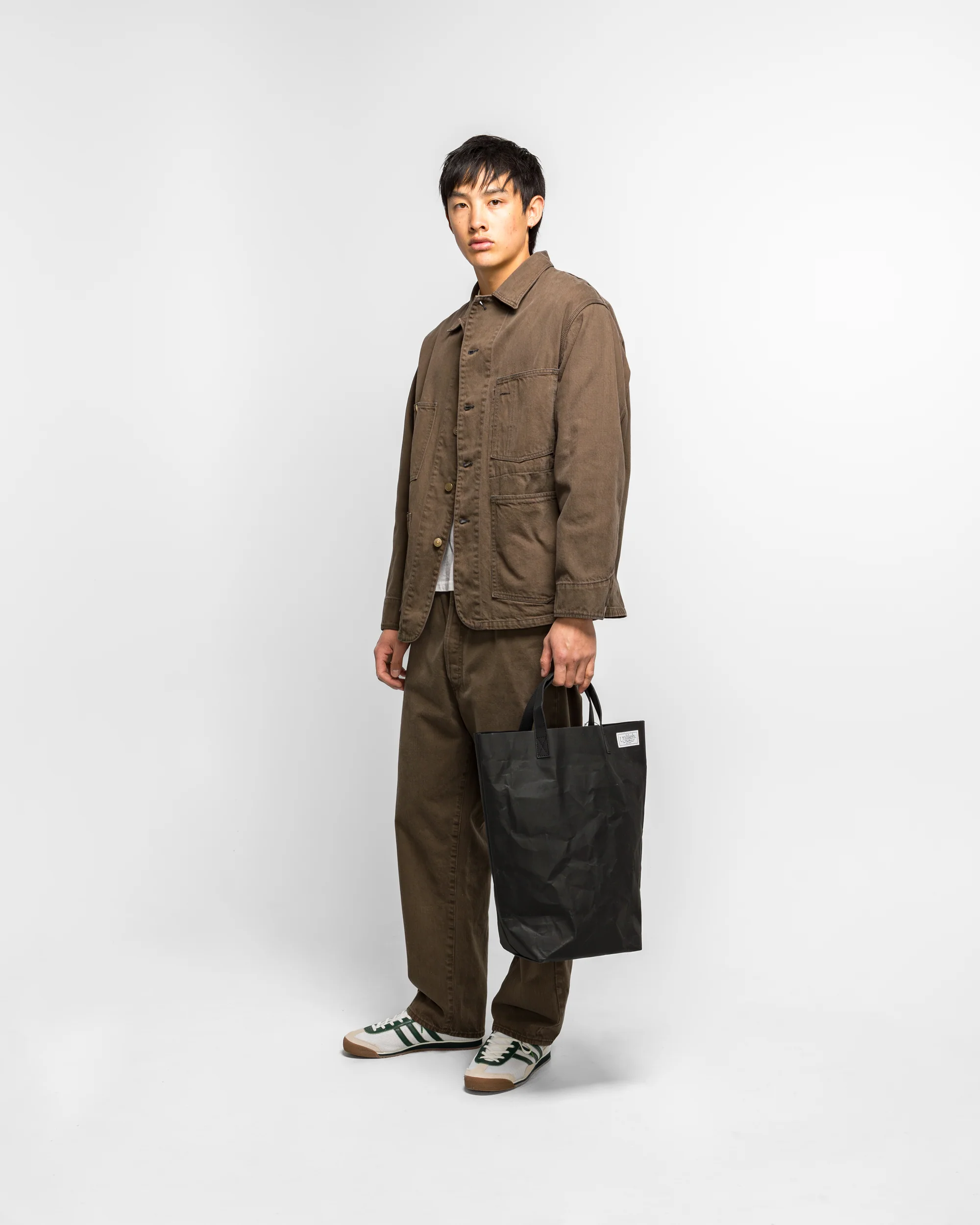 "Paper" Shopping Bag L - Black - Image 4