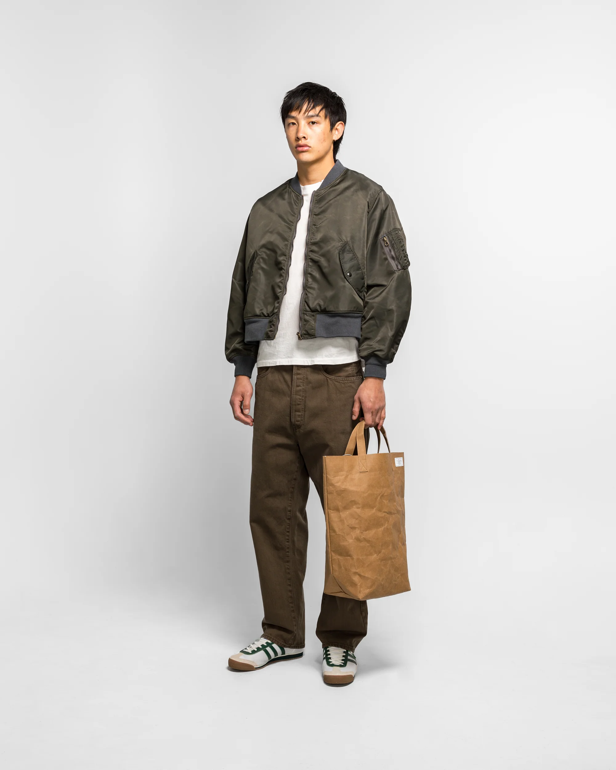 "Paper" Shopping Bag L - Brown - Image 4