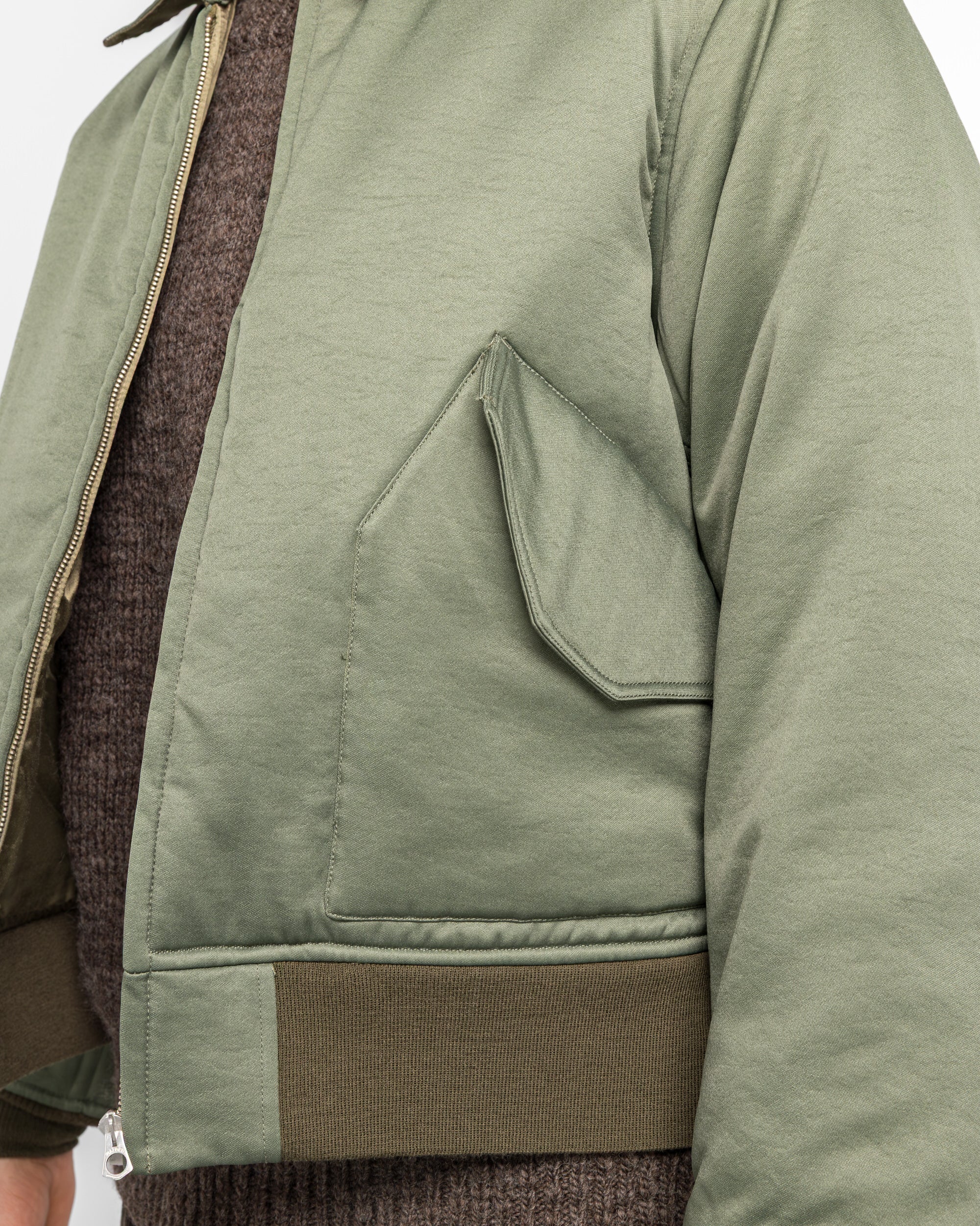 Reversible Flight Yokosuka Jacket - Sage Green - Image 5