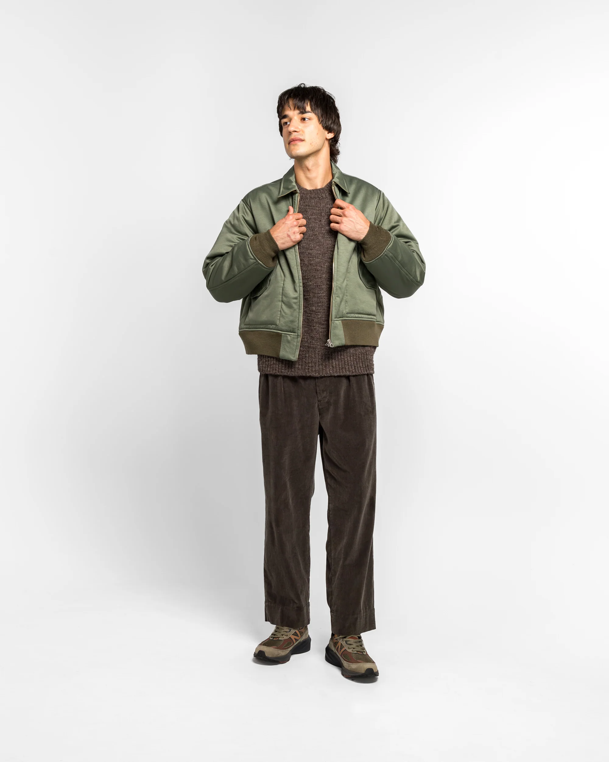 Reversible Flight Yokosuka Jacket - Sage Green - Image 6