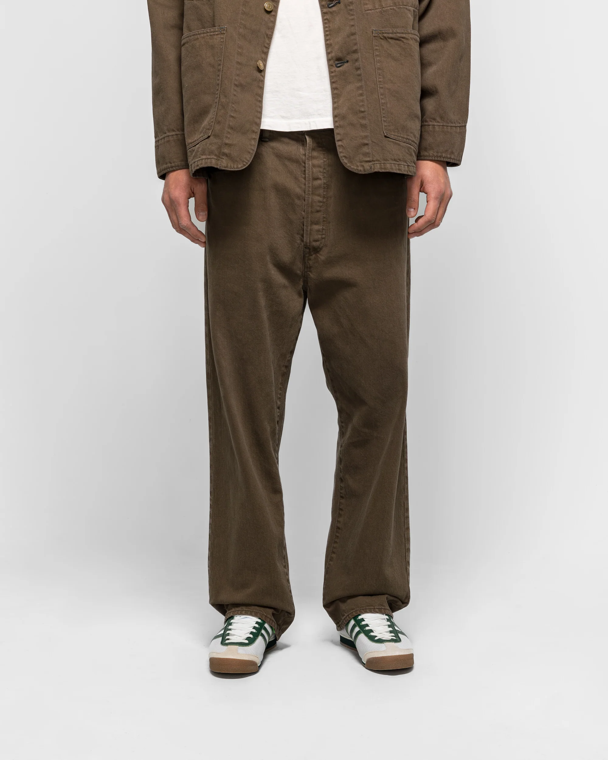Time Travel Jean Wide Color Denim - Brown Wash - Image 2