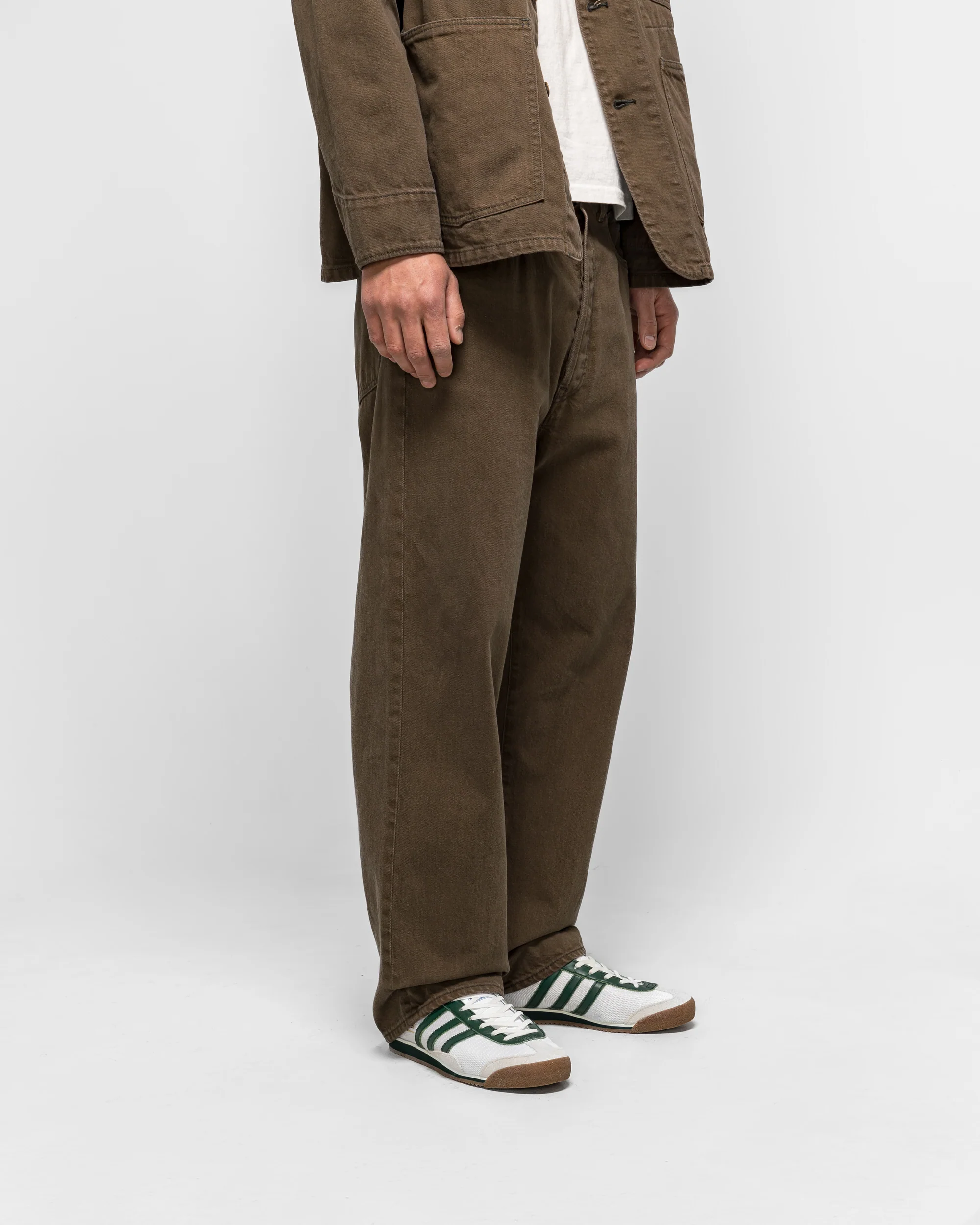 Time Travel Jean Wide Color Denim - Brown Wash - Image 3