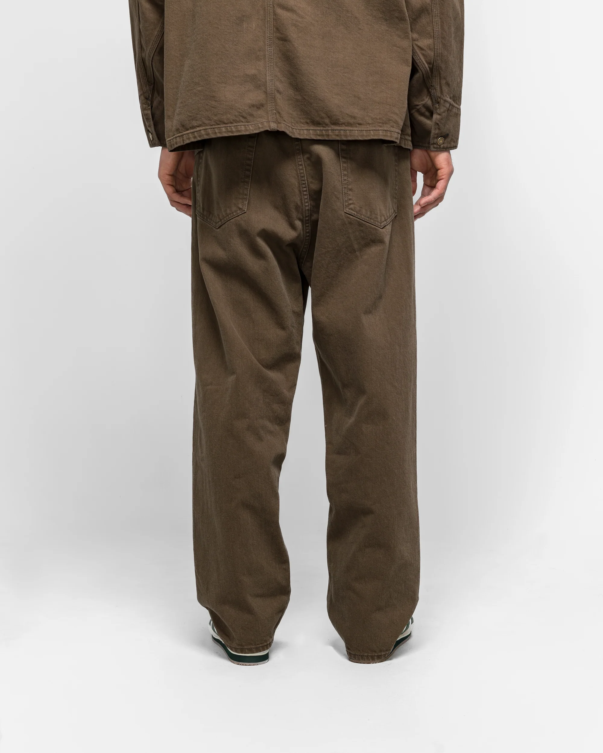 Time Travel Jean Wide Color Denim - Brown Wash - Image 4