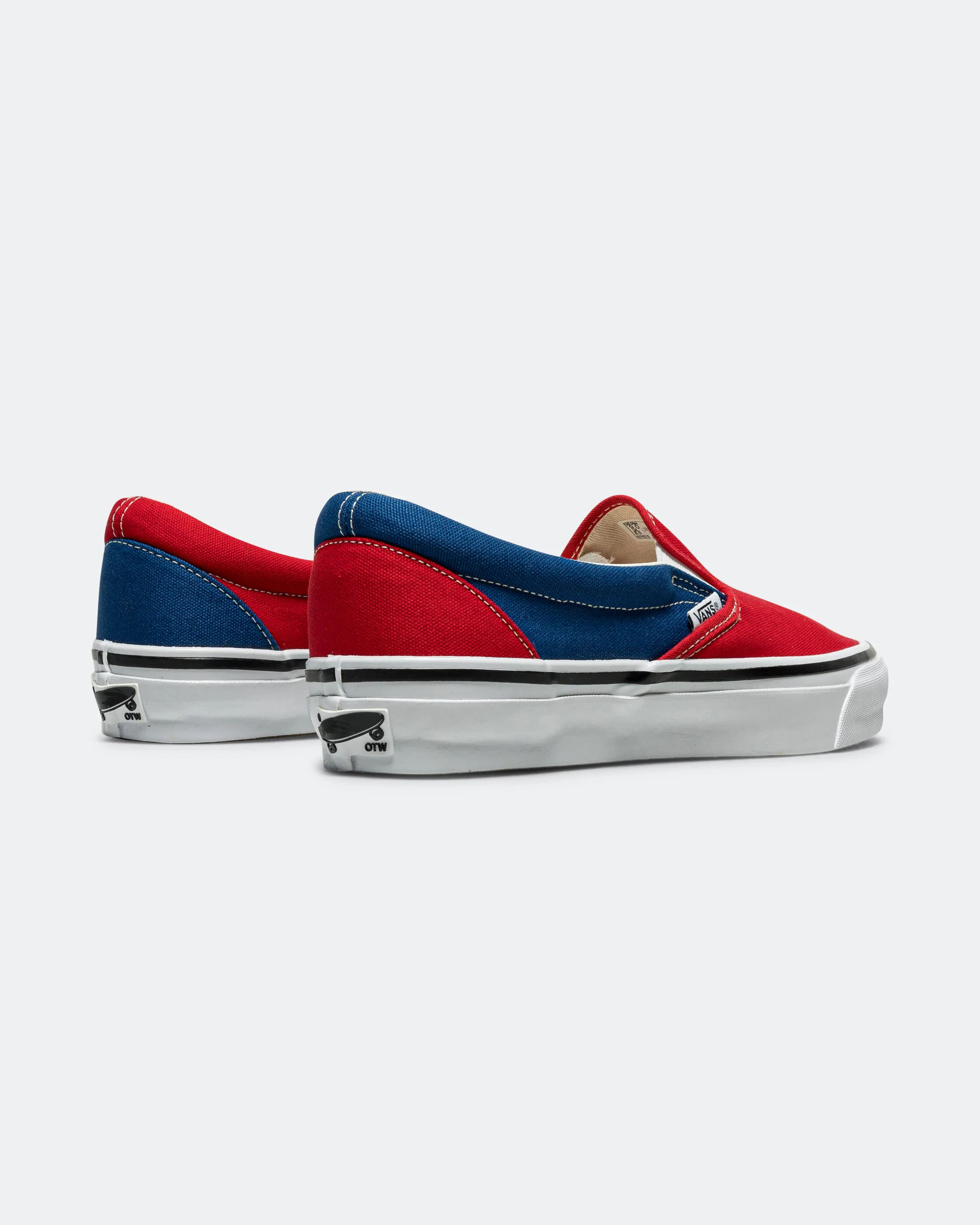 OTW Classic Slip-On 98 x Engineered Garments - Red/Navy - Image 3