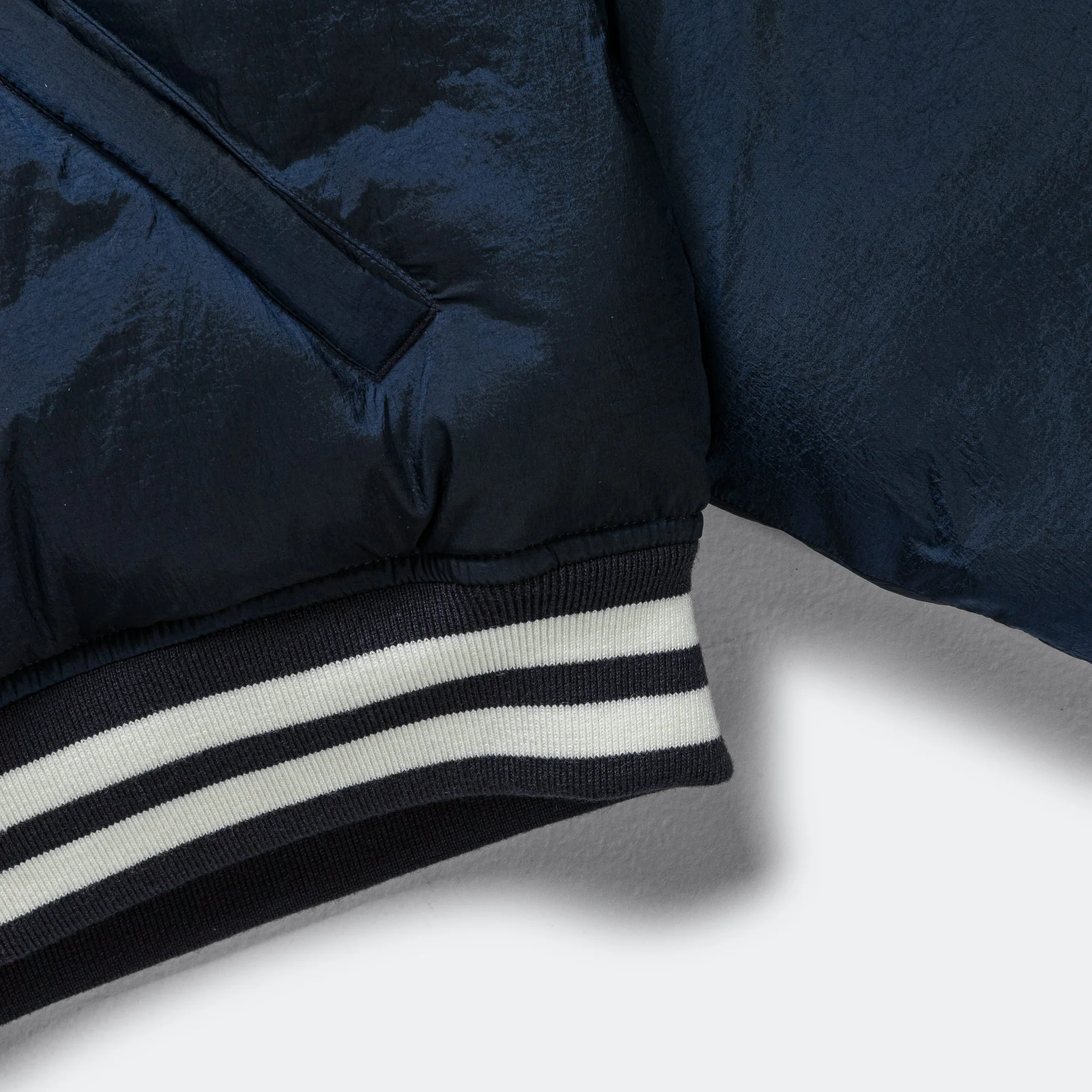 Varsity Down Jacket - Navy - Image 7