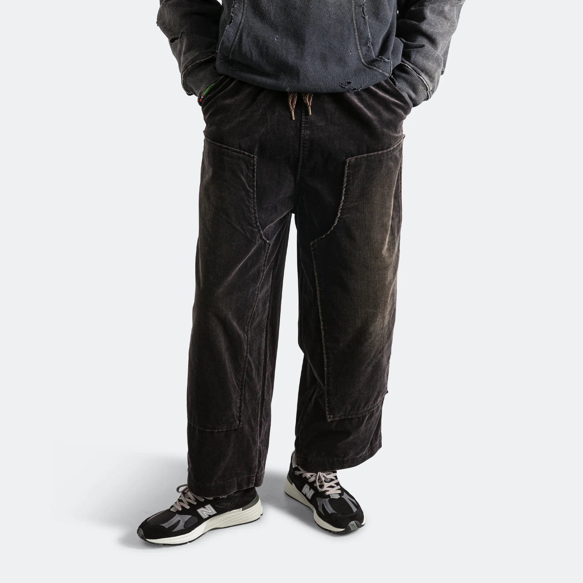 Velveteen CASA Pants - Black - Image 2