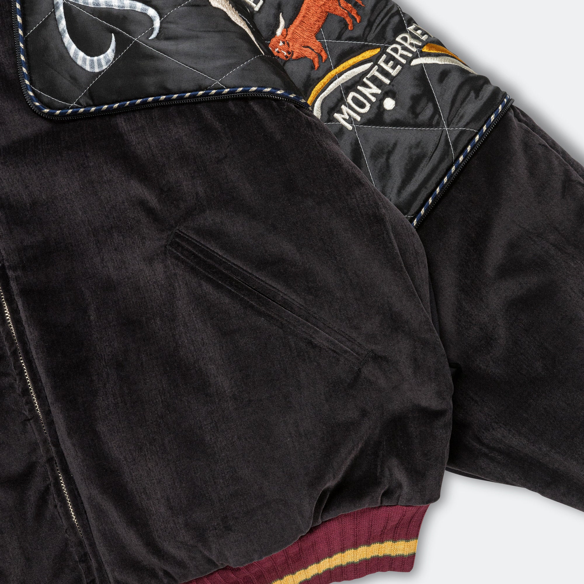 Velveteen SHAM BOMBER JKT (Beautiful Texas) - Black - Image 13