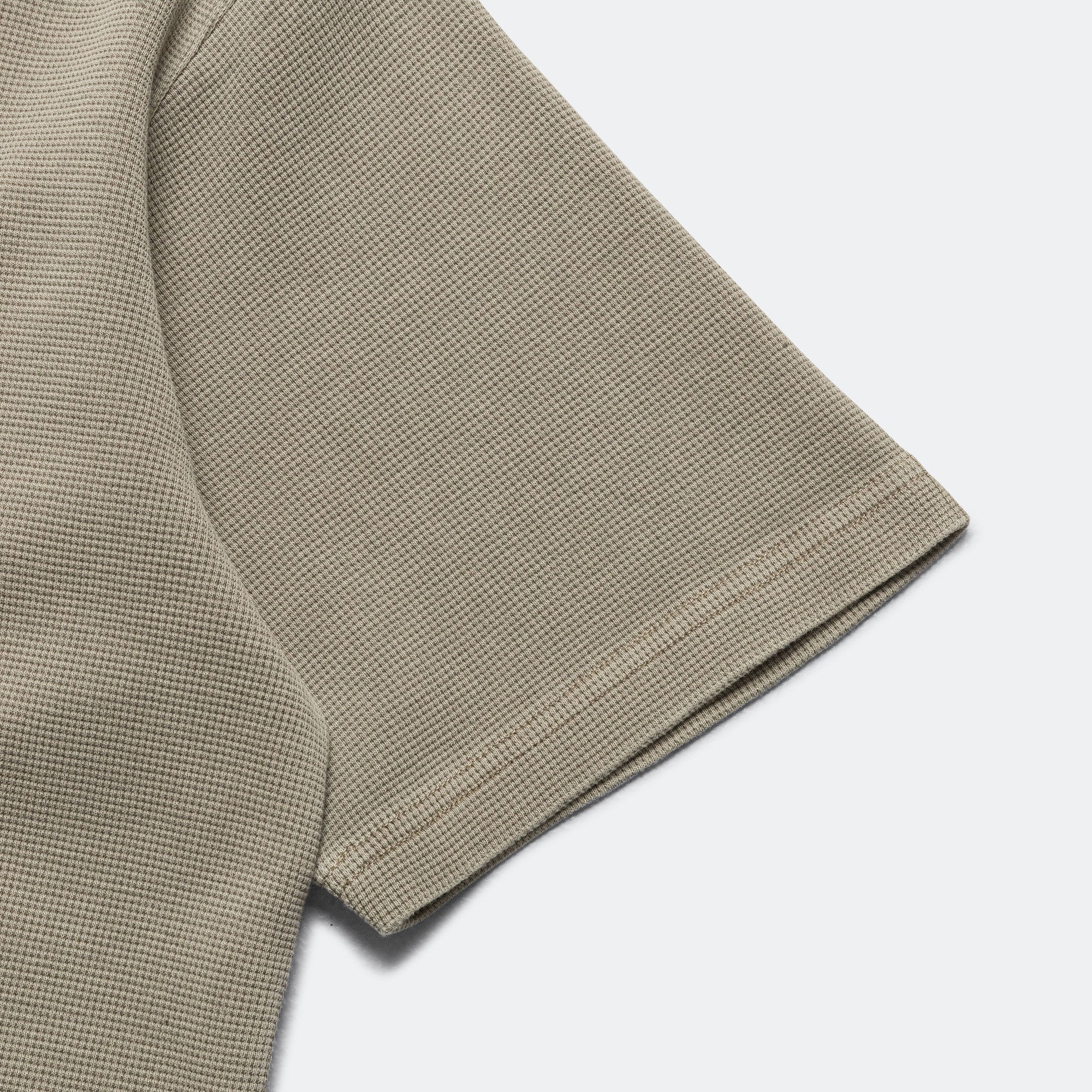 Waffle Boxy Tee - Desert - Image 3