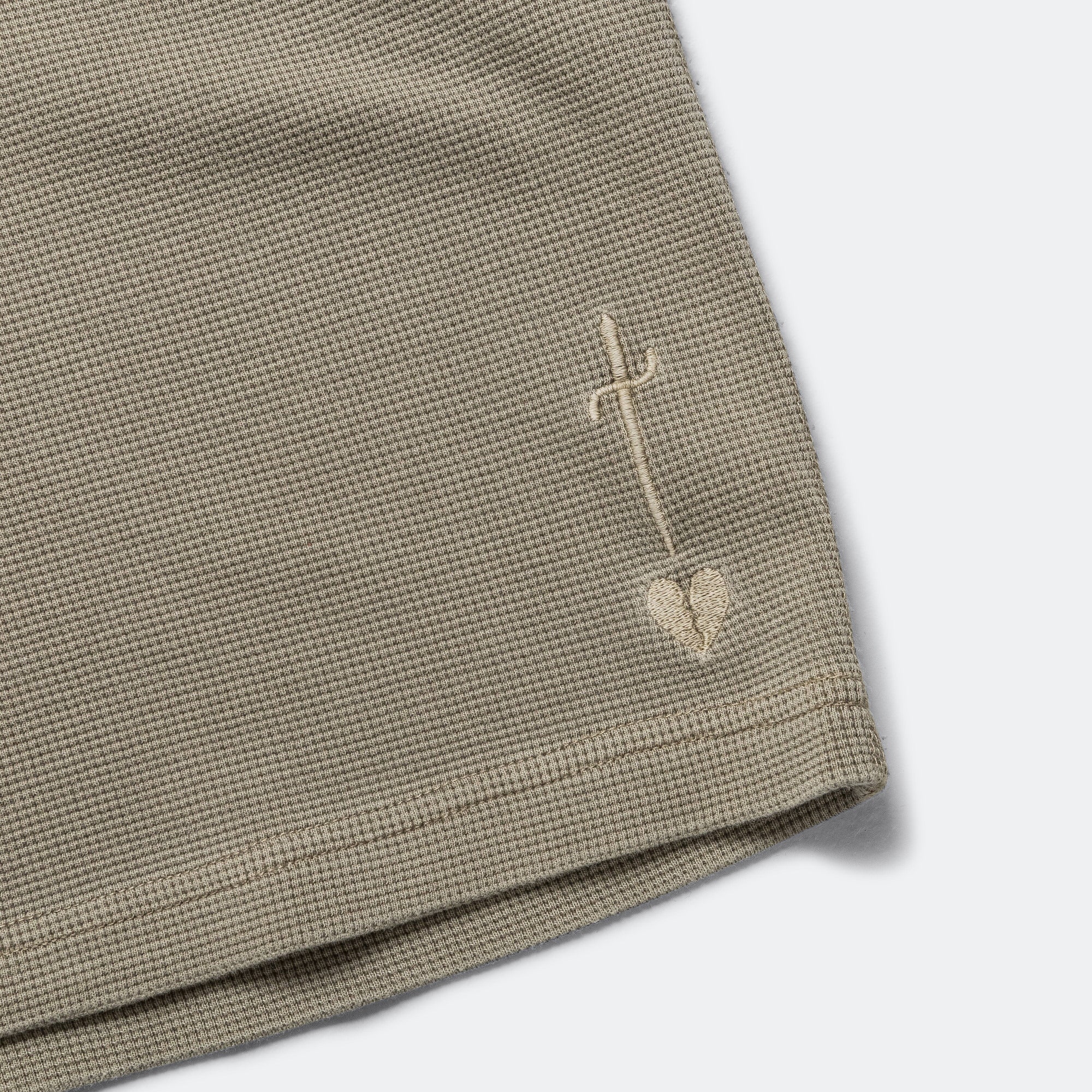 Waffle Boxy Tee - Desert - Image 4