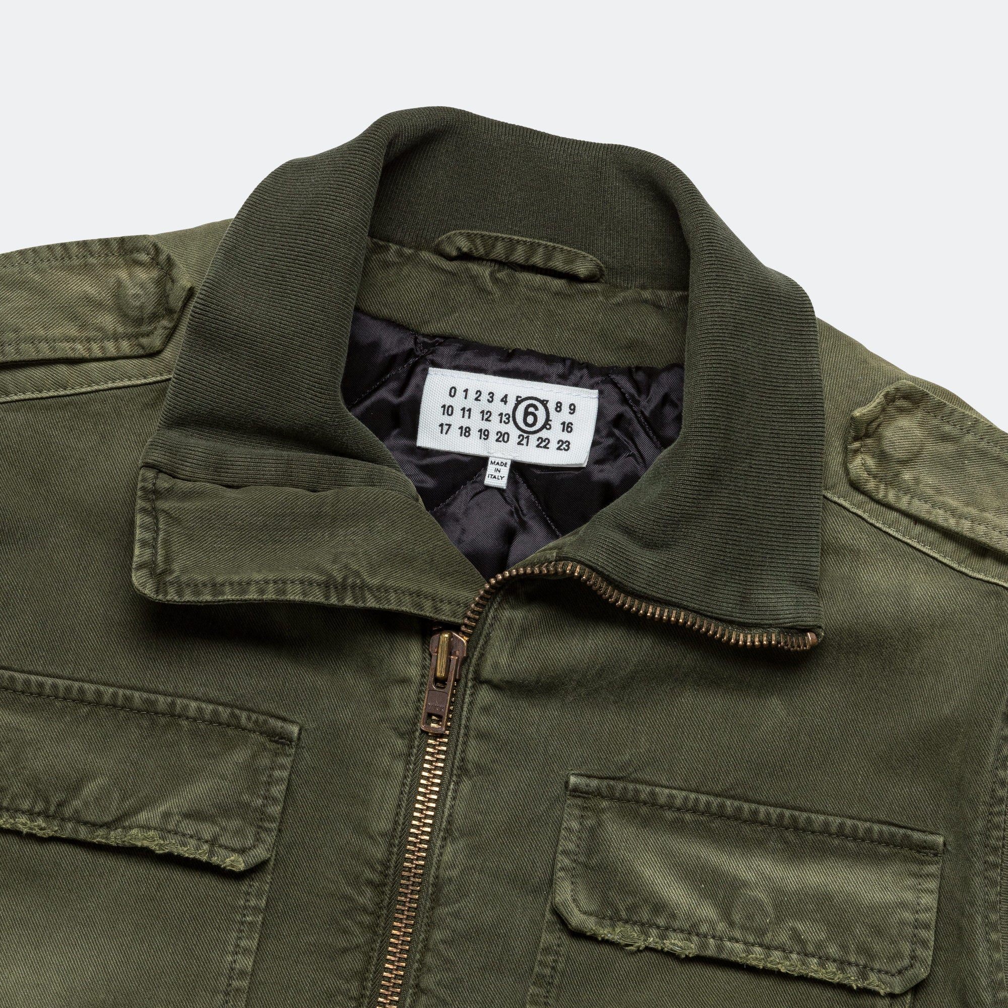 Washed Gilet - Green - Image 2