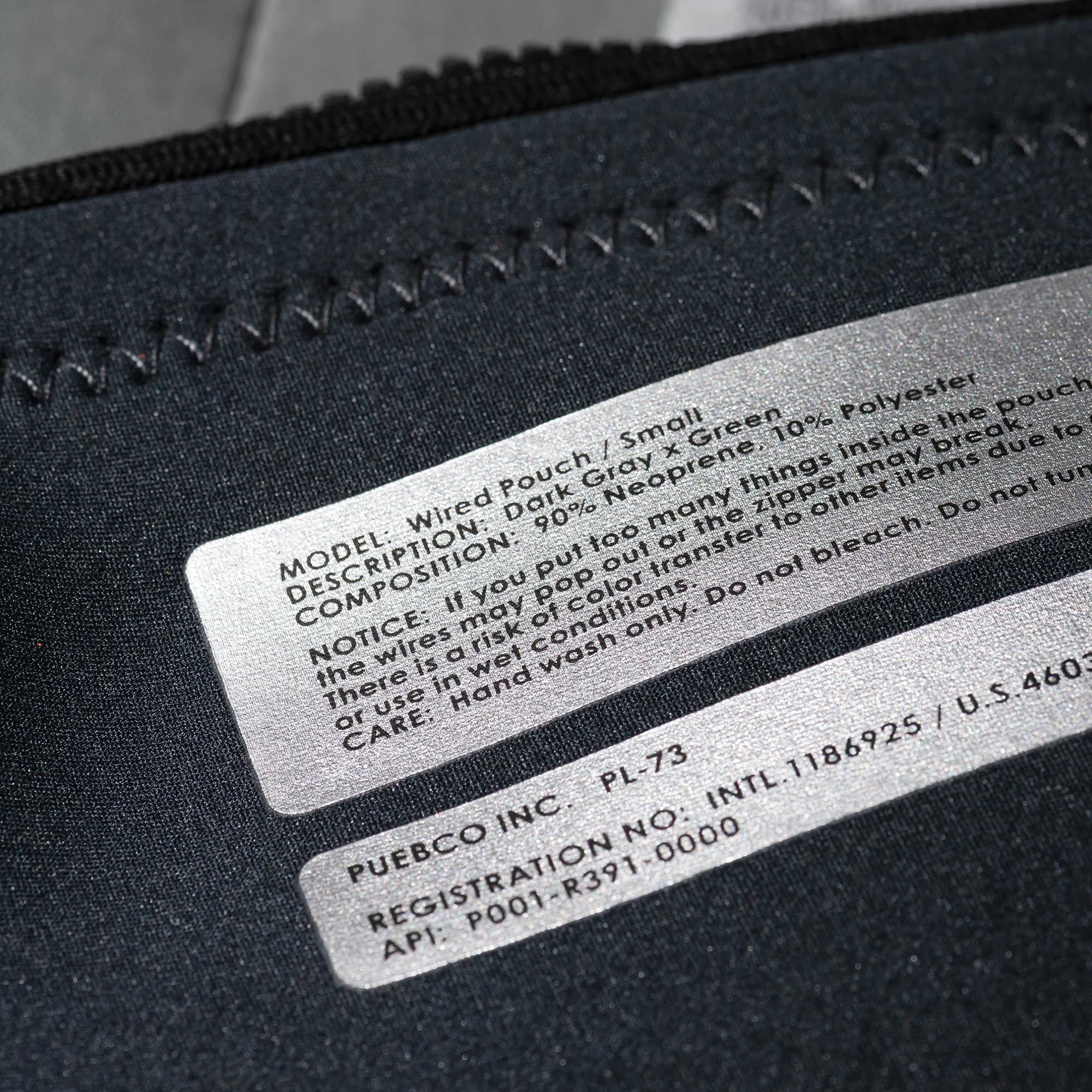 Wired Pouch - Dark Grey/Green - Image 4
