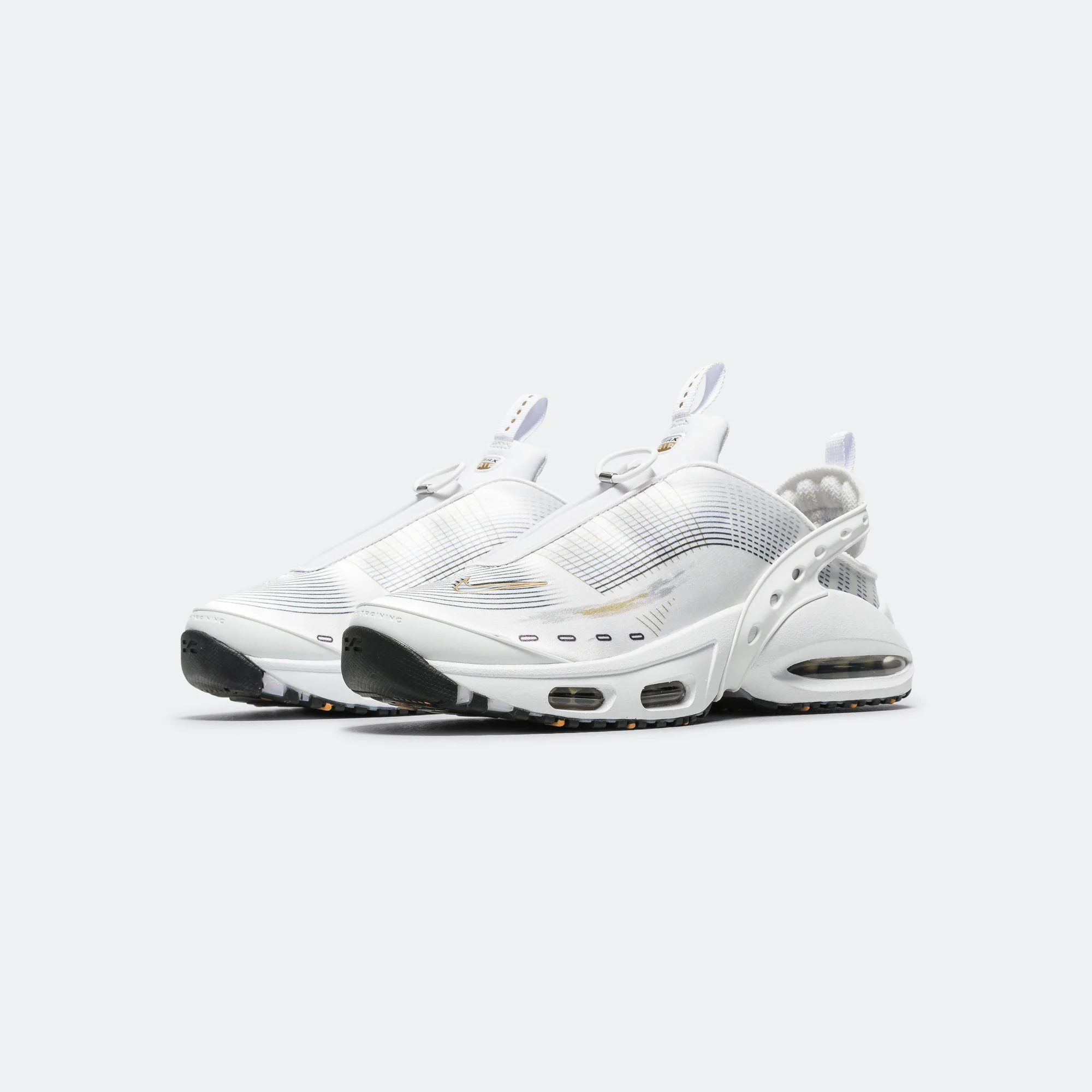 Womens Air Max Craze - White/Metallic Gold-Black-Copper Moon - Image 2
