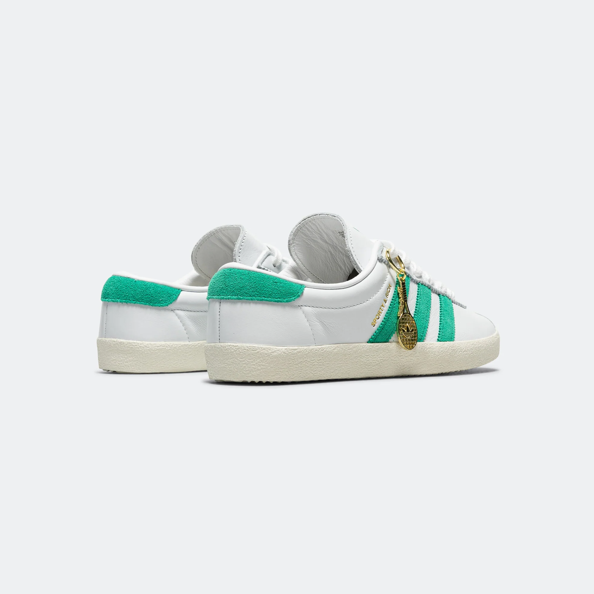 Womens Blanc x Sporty & Rich - Cloud White/Off White-Court Green - Image 3