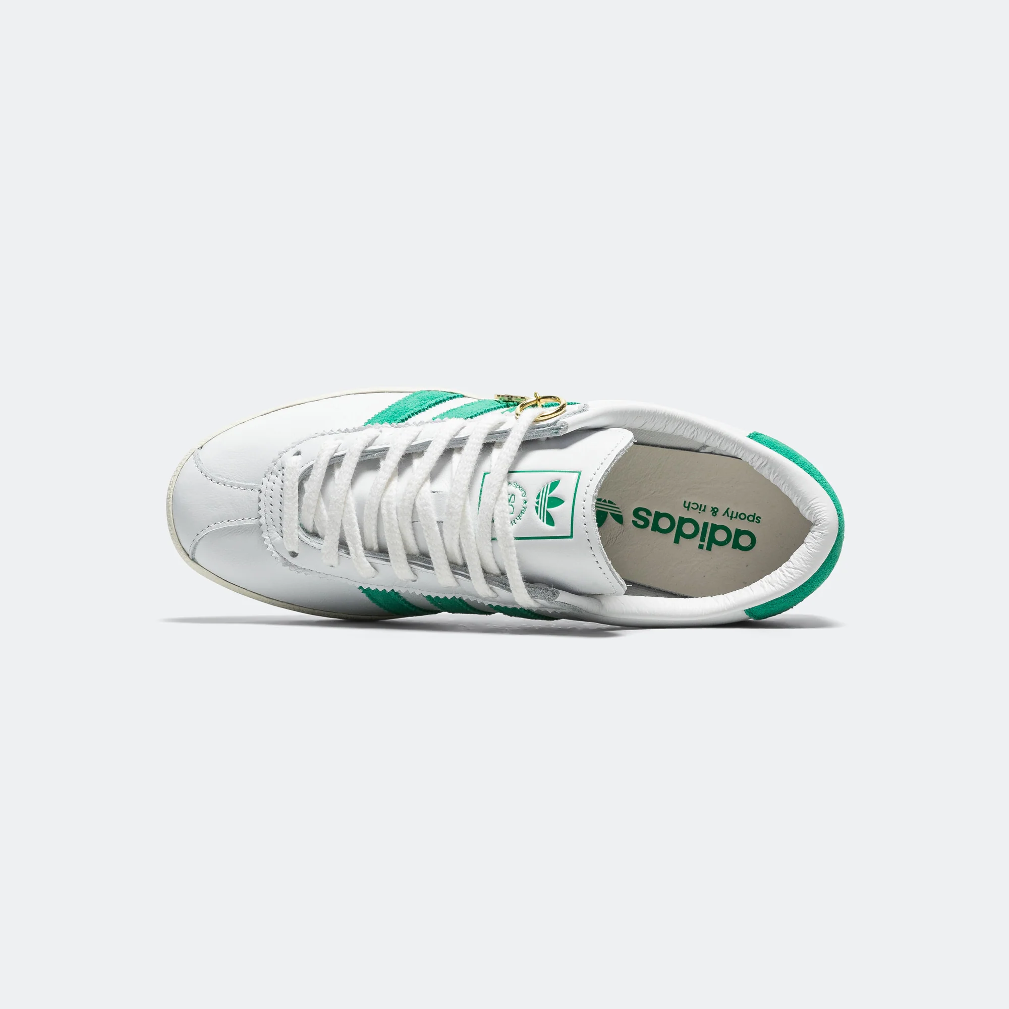 Womens Blanc x Sporty & Rich - Cloud White/Off White-Court Green - Image 4
