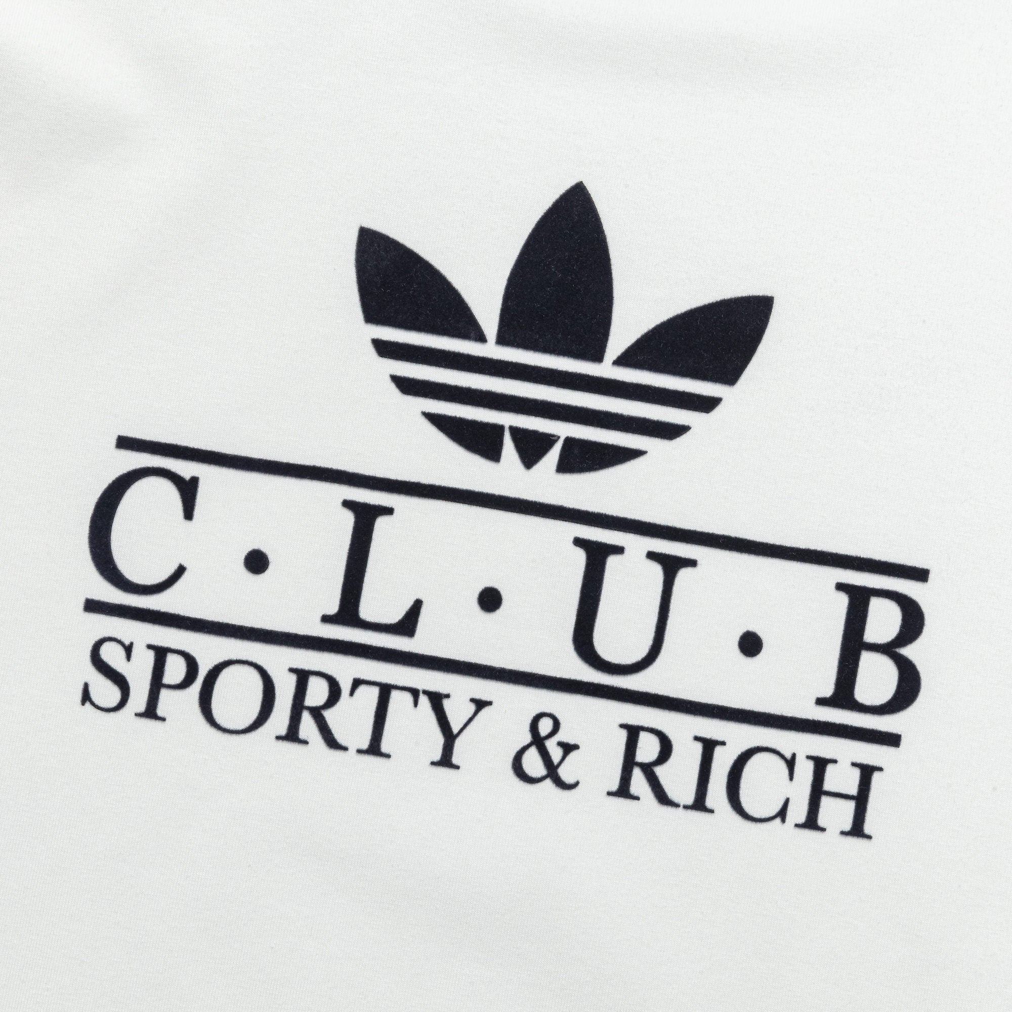 Womens T-Shirt x Sporty & Rich - Cream White/Night Navy - Image 3