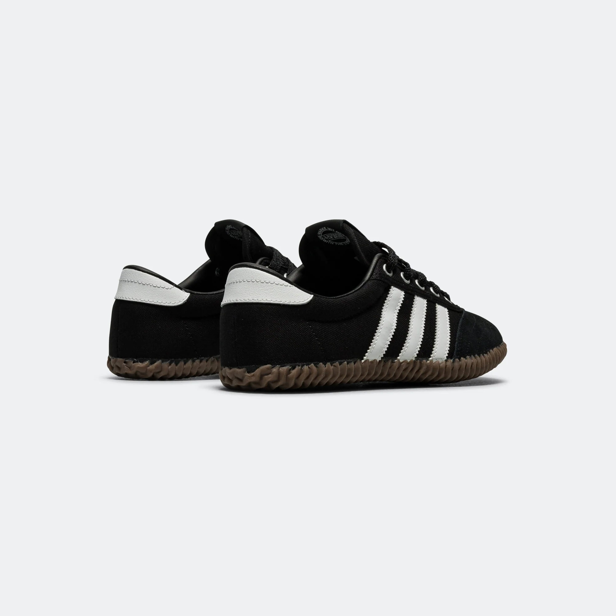 Womens Volley Plimsole - Core Black/Fotwear White-Gum 5 - Image 3