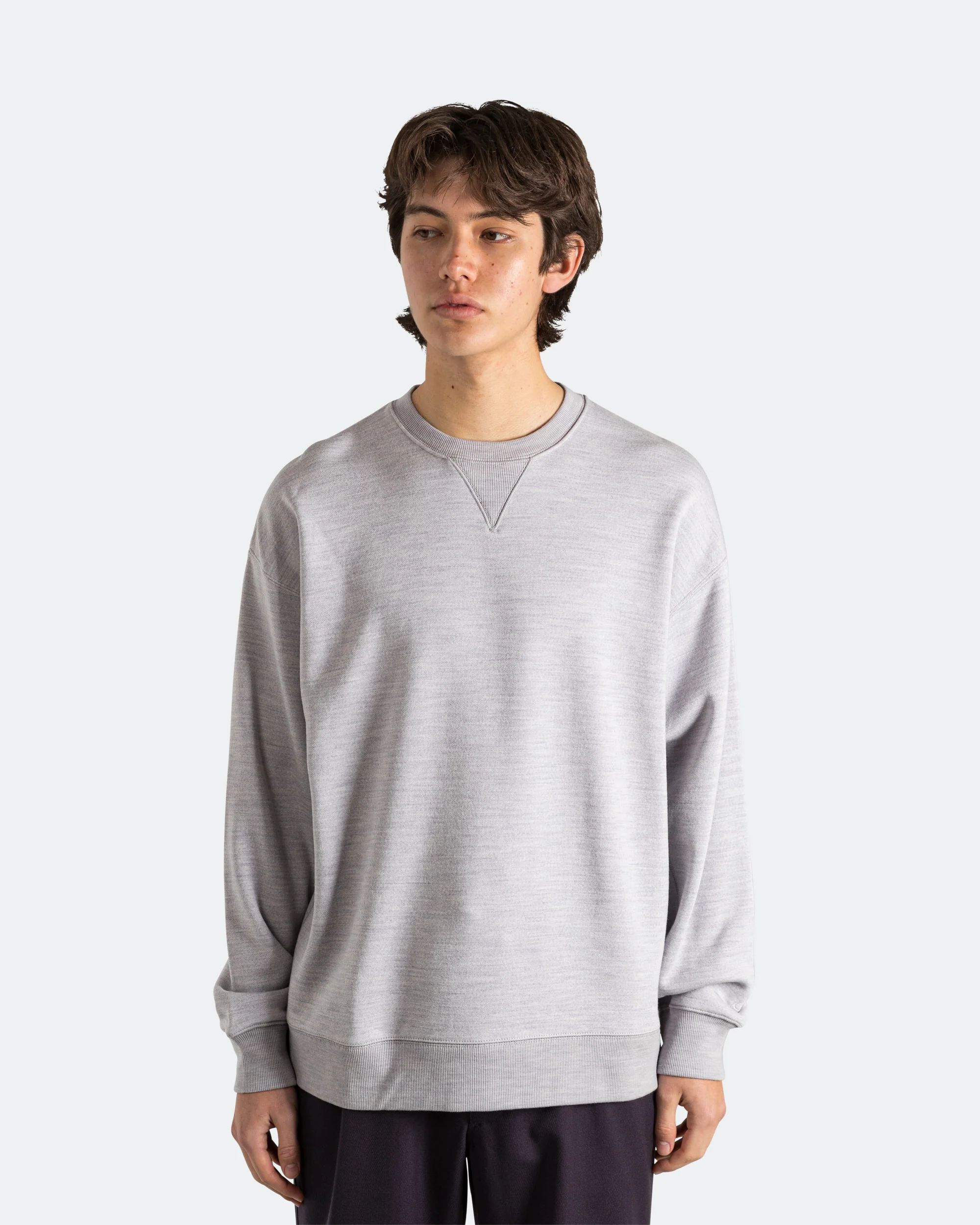 Wool Classics Crew - Matte Silver/Heather Grey - Image 2