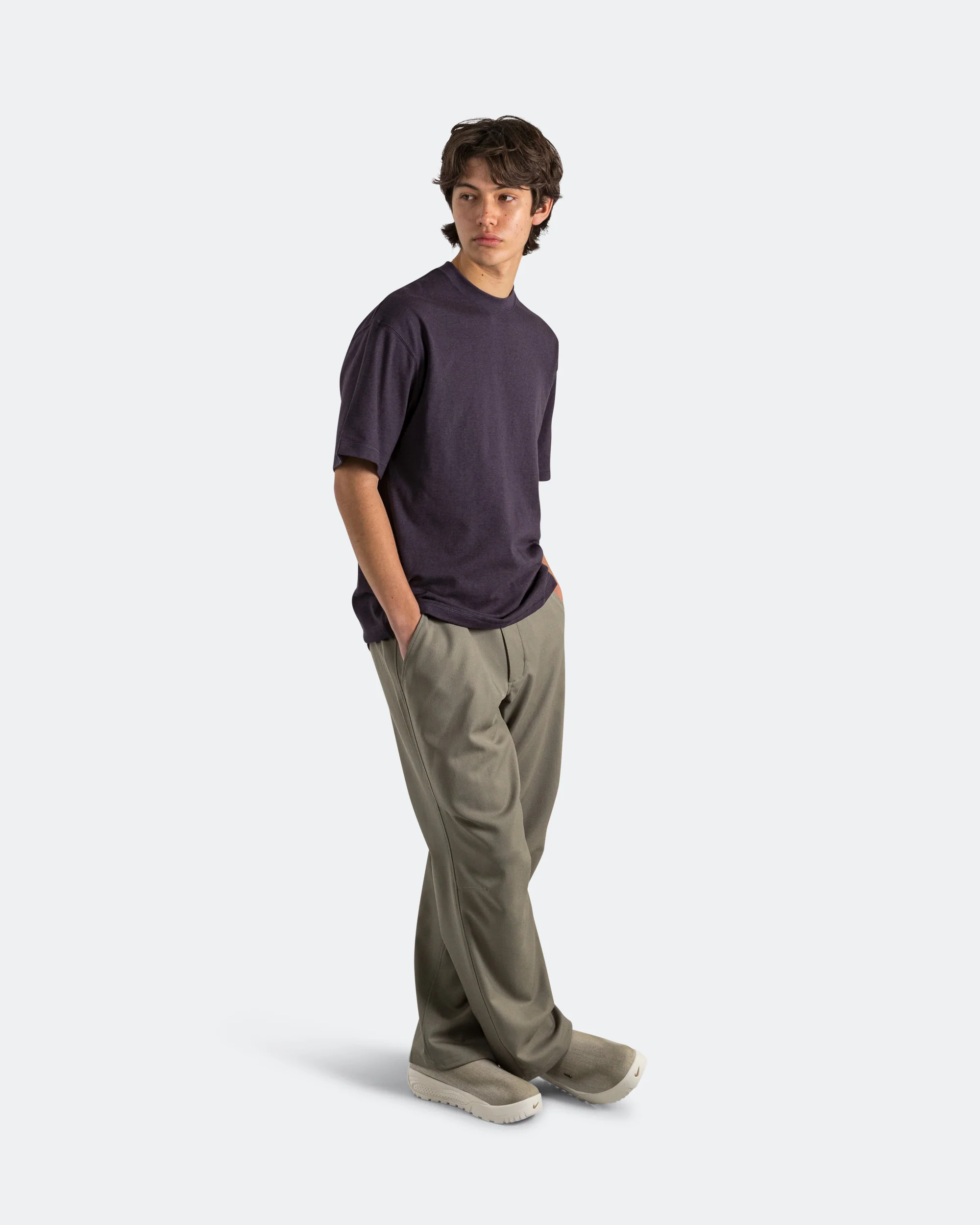 Wool Classics SS Tee - Cave Purple - Image 4