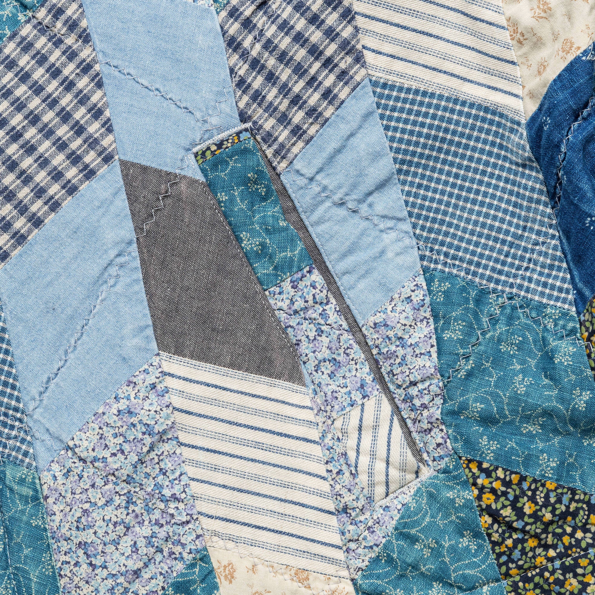 YABANE Quilt Patchwork Drizzler JKT - IDG - Image 4