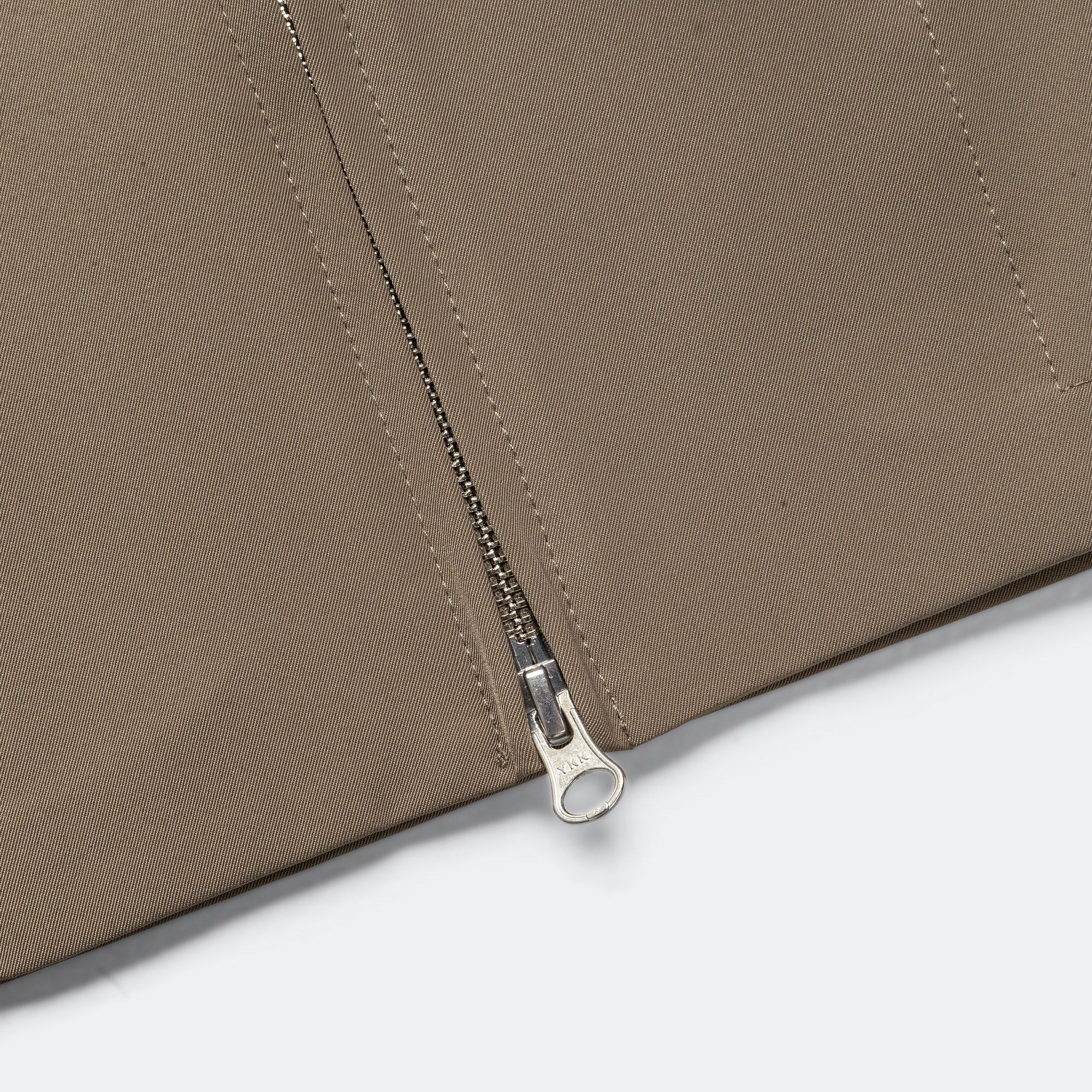Zip-Up Gym Shirt - Taupe Poly Tech - Image 4