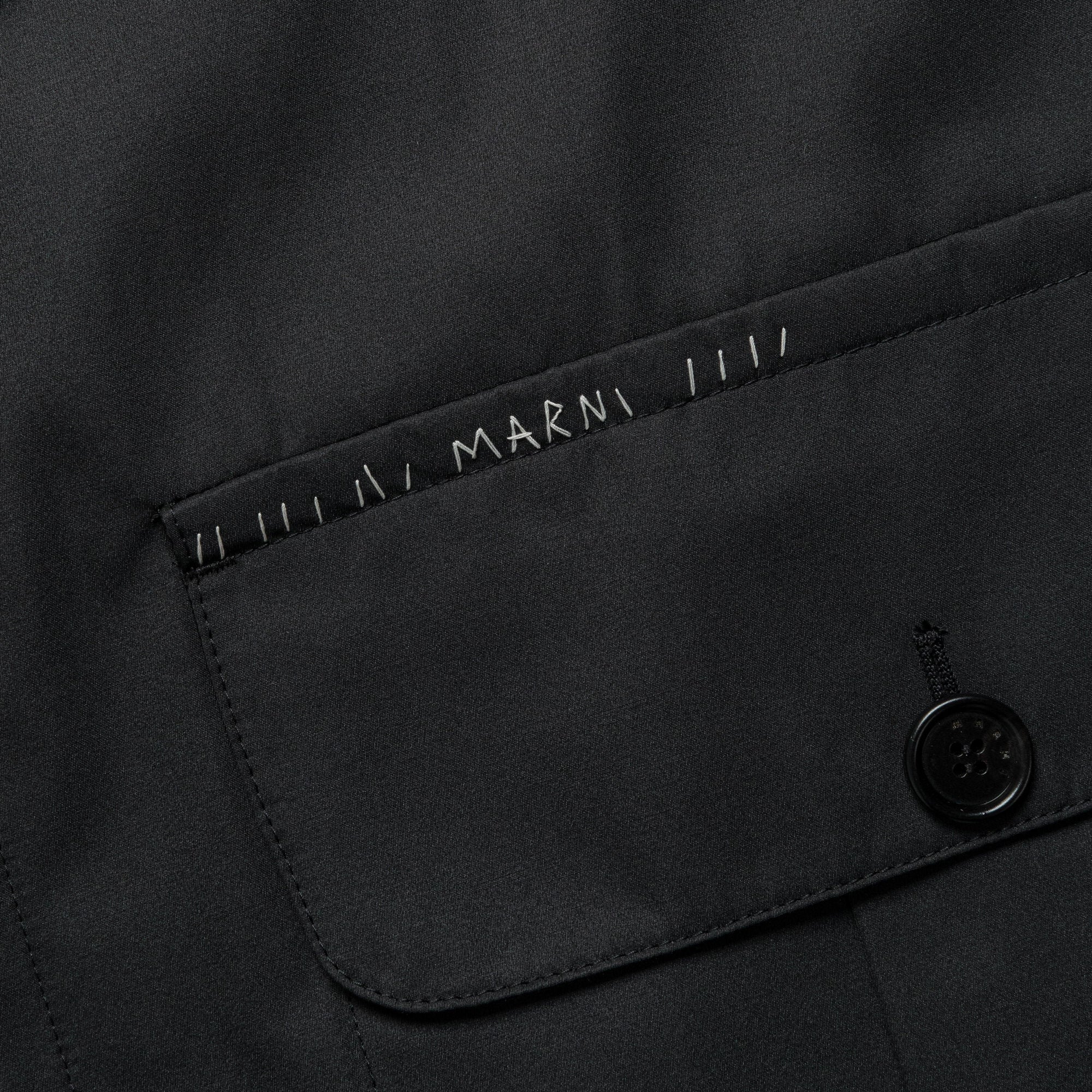 Zip Up Work Jacket - Black - Image 4